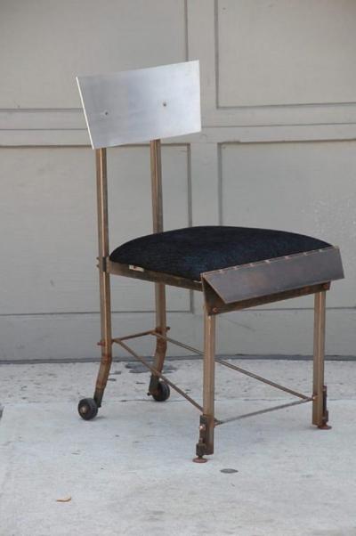 Set of 8 one of a kind modernist dining chairs