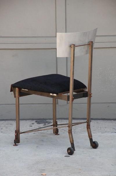Set of 8 one of a kind modernist dining chairs