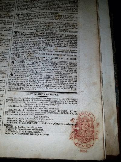 Set of 9 John Bull Annuals from 1820 to 1829