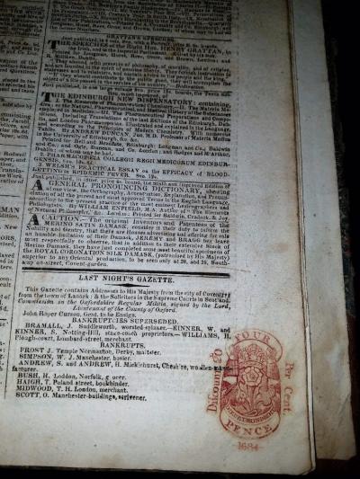 Set of 9 John Bull Annuals from 1820 to 1829