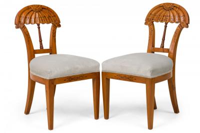 Set of 9 Josef Danhauser Biedermeier Viennese Dining Side Chairs