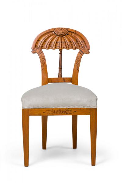 Set of 9 Josef Danhauser Biedermeier Viennese Dining Side Chairs