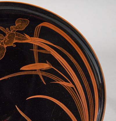 Set of 9 Lacquered Trays in Original Box