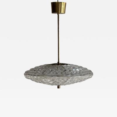 Set of Carl Fagerlund for Orrefors Pendant Light for Lyfa Denmark 1960s