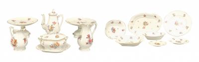 Set of Continental German Porcelain Dinner Service