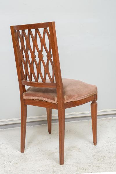 Set of Eight Continental Dining Chairs in the Neoclassic Manner