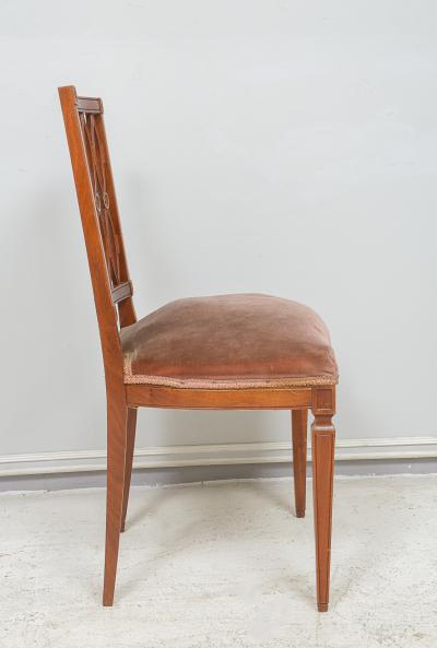 Set of Eight Continental Dining Chairs in the Neoclassic Manner
