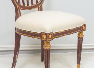Set of Eight Dining Chairs in the Neoclassic Manner