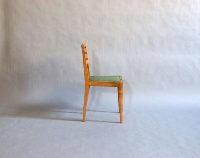 Set of Eight French Art Deco Chairs