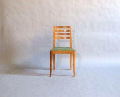 Set of Eight French Art Deco Chairs
