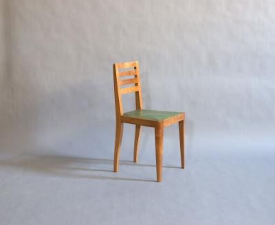 Set of Eight French Art Deco Chairs