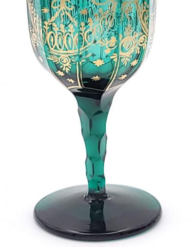 Set of Eight French Wine Glasses Late 18th Century