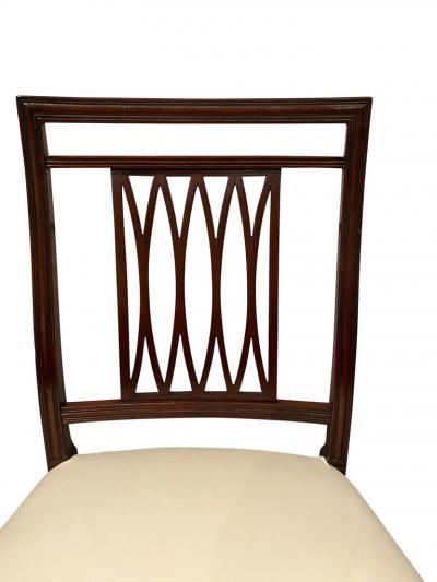 Set of Eight George III Style Mahogany Dining Chairs