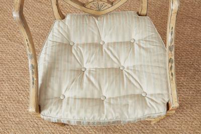 Set of Eight Georgian Painted Armchairs