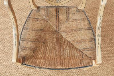 Set of Eight Georgian Painted Armchairs