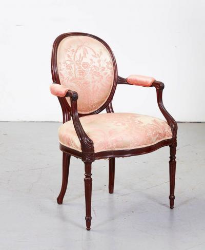 Set of Eight Georgian Style Armchairs