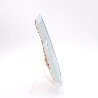 Set of Eight Gourd Shaped Japanese Dishes in Blue and White Vintage