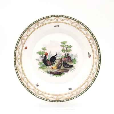 Set of Eight KPM Bird Plates Germany circa 1870