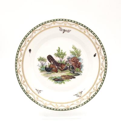 Set of Eight KPM Bird Plates Germany circa 1870