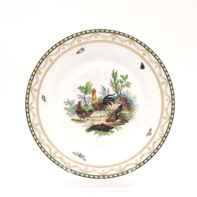 Set of Eight KPM Bird Plates Germany circa 1870