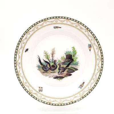 Set of Eight KPM Bird Plates Germany circa 1870