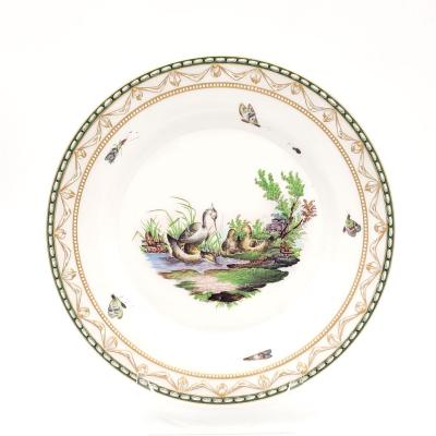 Set of Eight KPM Bird Plates Germany circa 1870
