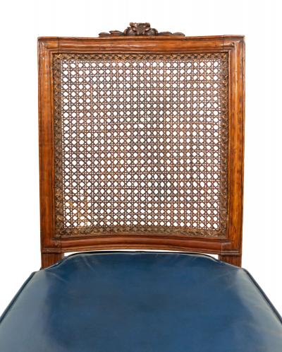 Set of Eight Louis XVI Beech Wood Side Chairs