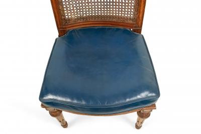 Set of Eight Louis XVI Beech Wood Side Chairs