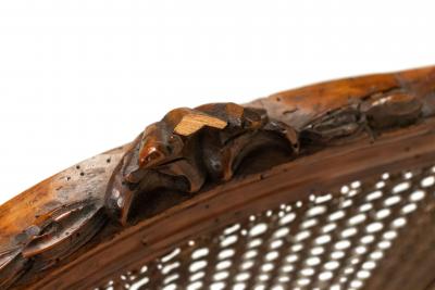 Set of Eight Louis XVI Beech Wood Side Chairs