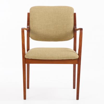 Set of Eight Mid Century Modern Open Arm Chairs C 1960