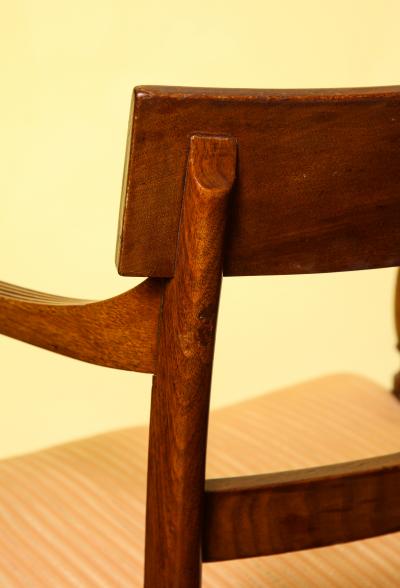 Set of Eight Regency Carved Mahogany Dining Chairs