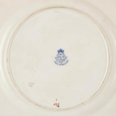 Set of Eight Royal Worcester Ichthyological porcelain plates
