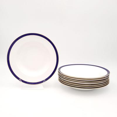 Set of Eight Spode Soup Bowls England circa 1900