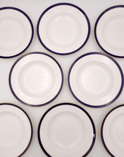 Set of Eight Spode Soup Bowls England circa 1900