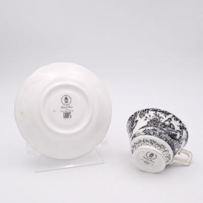 Set of Eight Teacups and Saucers