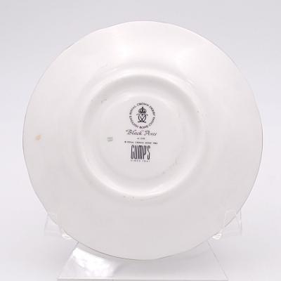 Set of Eight Teacups and Saucers