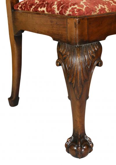 Set of Eight Waring And Gillow George III Style Mahogany Dining Chairs