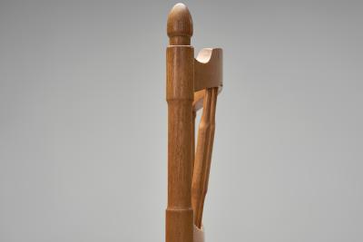 Set of Eight Wood and Wicker Dining Chairs Europe Mid 20th Century