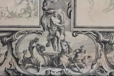 Set of Eleven Colored Engravings of the Defeat of the Spanish Armada