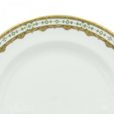 Set of English Victorian Porcelain Tiffany Dinner Plates