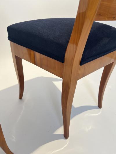 Set of Five Biedermeier Chairs Cherry Wood Germany circa 1830