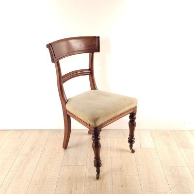 Set of Five English Regency Side Chairs circa 1820