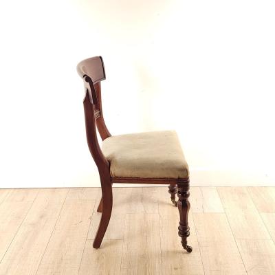 Set of Five English Regency Side Chairs circa 1820