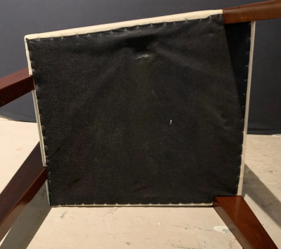 Set of Five Midcentury Art Deco Style Shield Back Dining Office or Side Chairs