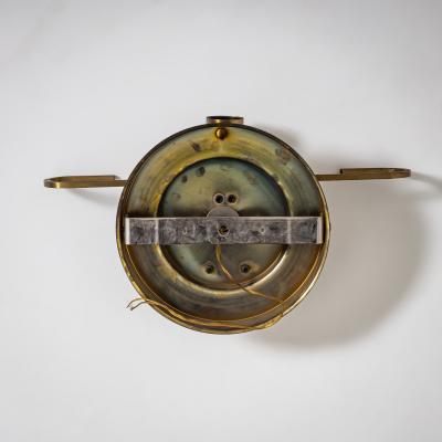 Set of Five Wall Lights with Glass Shades Italy Mid 20th Century