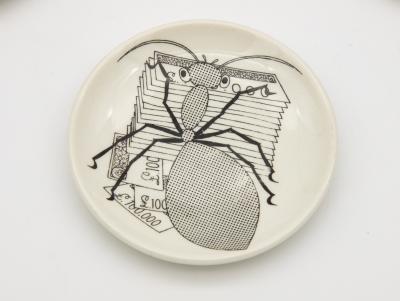 Set of Fornasetti Coasters Snails