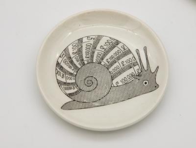 Set of Fornasetti Coasters Snails