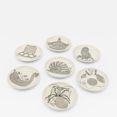 Set of Fornasetti Coasters Snails