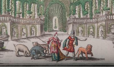 Set of Four 18th Century French Hand Colored Lithographs