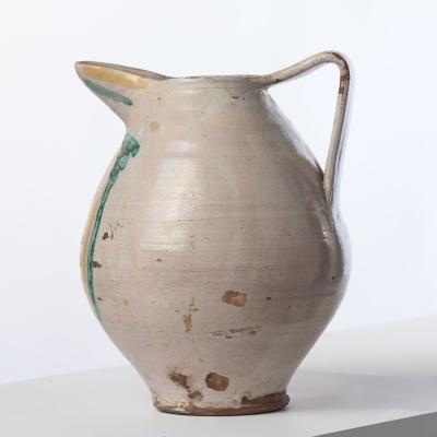 Set of Four 18th c Italian Majolica Jugs from Sicily